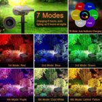 Flaow RGB Solar Gartenleuchte mit 65 LED – IP65 Solarstrahler für Garten & Terrasse (2er-Set) – Bild 2