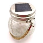 2x LED Solarglas warmweiß mit 30 LEDs – Automatische Solar-Laterne für Garten & Balkon – Bild 6