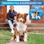 BluePet Unterwollbürste für Hunde & Katzen – Langhaar Fellpflege & Entfilzung – Bild 4