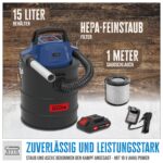 Güde AS 18-201-05 Akku-Aschesauger 18V – Mobil & Kraftvoll für Kamin & Grill – Bild 2