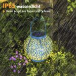 HELESIN Solarleuchten Ersatzteile 4er Set – 8cm Solarmodul mit IP65 Wasserschutz – Bild 5