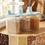 Kerhouze 2er Set Hundefutter Aufbewahrung luftdicht 2.3L – Tierfutterbehälter mit Messbecher – Bild 6