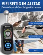 DryOne® DetectX Feuchtemessgerät – Zuverlässige Feuchtigkeitsmessung für Wand, Holz & Mauerwerk – Bild 3