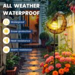 GIGALUMI Fairy Moon Solarleuchte – Wasserdichte Gartendeko mit Feen-Design für Aussen – Bild 4