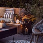 2er-Set Metall-Laternen mit TruGlow® LED-Kerzen & Timer – Wetterfest für Garten & Terrasse – Bild 5