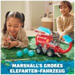 PAW Patrol Jungle Pups Elefanten-Fahrzeug mit Marshall Figur & Wasser-Katapult – Bild 4