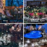 GIGALUMI 6er Set Solar Gartenleuchten – Warmweisses LED Licht mit Wellenmuster für Aussen – Bild 7