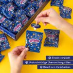 BONNYCO 40er Pack Holzkreisel mit Weltraum-Design – Mitgebsel Kindergeburtstag – Bild 3