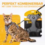 Tierhood Schleppleine 15m – ultraleichte Katzenleine mit Karabiner für Katzen & kleine Hunde – Bild 7