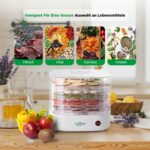 NutriChef Dörrautomat mit 5 Einschüben – 82°C Temperaturregelung für Obst, Fleisch & Gemüse – Bild 4