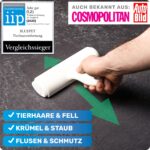 BluePet Tierhaarentferner wiederverwendbar mit Mini Fusselrolle – nachhaltig & waschbar – Bild 2