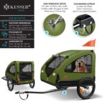 KESSER Hundeanhänger Boxer 2-in-1 Hundebuggy – 250L Fahrradanhänger für kleine bis mittelgroße Hunde – Bild 2