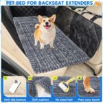 Loiion Hundematte Auto Rückbank 127×62cm – Rutschfeste Schutzmatte mit Flanell – Bild 3