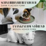 ne&no Katzennapf Nala Collection – Flache Silikonschale für sensible Schnurrhaare – Bild 3