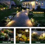 GIGALUMI 12er Set Solarleuchten für Außen – IP65 Wasserdicht Gartenleuchten Warmweiß – Bild 9