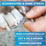 BluePet Krallenschere für Hunde & Katzen – Sicherer Schnitt mit integrierter Feile – Bild 4