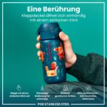 ION8 Kinder Trinkflasche 400ml Edelstahl – Auslaufsicher & Spülmaschinenfest – Bild 3