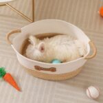 Tidelit Hundespielzeug Aufbewahrungskorb 35,5x26x20cm – Baumwollseil Organizer für Haustiere – Bild 6
