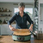 Krampouz Billig Crêpes Maker 40 cm – Elektrisches Crêpeeisen aus Gusseisen für authentische bretonische Crêpes – Bild 5