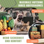 LOVPET® Hundetrenngitter Auto 92–152 cm – Universales Kofferraumgitter mit Sicherheitsgurten – Bild 5