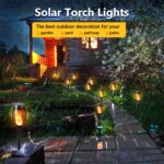 NEXVIN 8er Set Solarfackeln mit Flammeneffekt – IP65 Gartenleuchten für Aussen – Bild 3