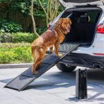 CO-Z Hunderampe 170cm klappbar – Gelenkschonender Fahrzeugeinstieg für Hunde bis 90kg