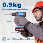 Dong Cheng 20V Akku-Schlagbohrschrauber 50Nm mit 2x2,0Ah – Professionelle 3-in-1 Kraft für alle Materialien – Bild 8