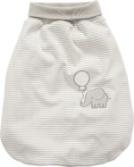 Playshoes Strampelsack 5er-Pack – Ringelmuster mit elastischem Umschlagbund aus reiner Baumwolle