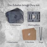 Springlane Dörrautomat Dora Edelstahl – Dehydrator für Obst, Fleisch & Kräuter mit 5 Ebenen – Bild 3