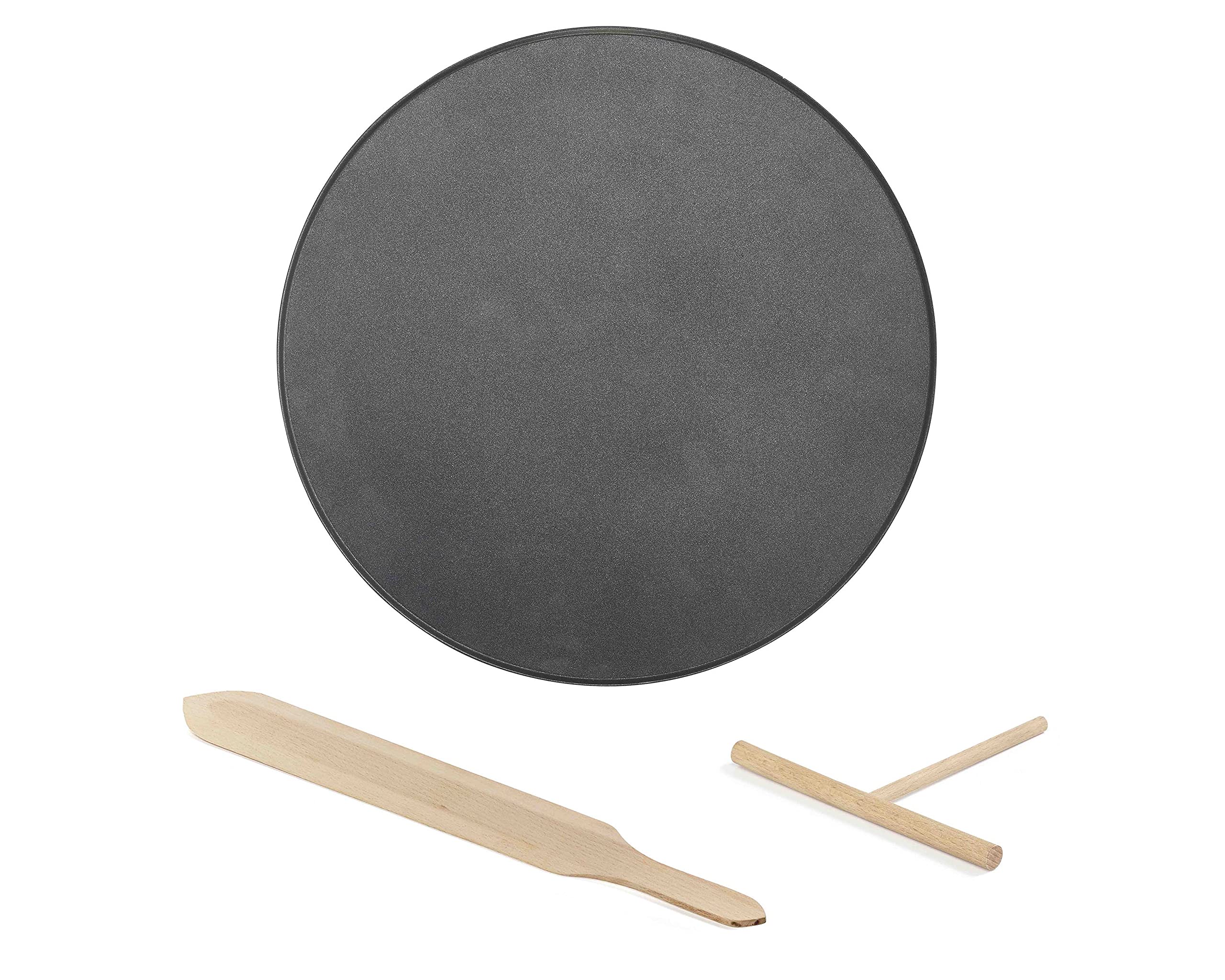 LAGRANGE Crêpes-Platte 35 cm mit Antihaftbeschichtung – Aluminium-Profiqualität