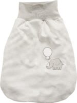 Playshoes Strampelsack 5er-Pack – Ringelmuster mit elastischem Umschlagbund aus reiner Baumwolle – Bild 2