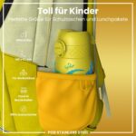 ion8 Kinder Trinkflasche 400ml Edelstahl – Auslaufsicher mit Einhandöffnung – Bild 2