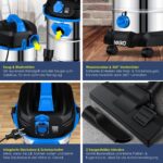 MASKO® Industriestaubsauger 30L mit HEPA-Filtersystem – Nass-Trockensauger 1800W für Werkstatt – Bild 3