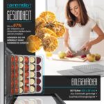 Arendo Edelstahl-Dörrautomat 1000W mit 16 Gittern – Profi-Dörrgerät für Obst, Fleisch & Gemüse – Bild 6