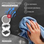 Deuline Hundeliege L mit abnehmbarem Dach – Erhöhtes Outdoor-Hundebett für Garten & Reisen – Bild 6