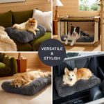 BEDSURE XL Hundebett 104x69cm Sherpa-Fleece – Beruhigendes Hundekissen für Grossrassen – Bild 6