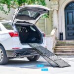 CO-Z Hunderampe 170cm klappbar – Gelenkschonender Fahrzeugeinstieg für Hunde bis 90kg – Bild 8