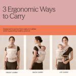 Ergobaby Adapt SoftFlex Mesh Babytrage – Ergonomische 3-Positionen Tragesystem ab Geburt – Bild 5