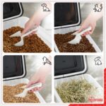Iris Ohyama Futterbox 45L mit Rollen – Luftdichte Aufbewahrung für Hunde & Katzen – Bild 6