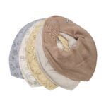 Pippi made with love Bandana Lätzchen 5er Pack – Bio-Baumwolle für Babys