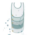 LÄSSIG Baby Lätzchen Set 5er Pack – Wasserdicht mit Klettverschluss & Bio-Baumwolle – Bild 6