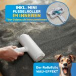 BluePet Tierhaarentferner wiederverwendbar mit Mini Fusselrolle – nachhaltig & waschbar – Bild 5