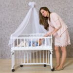 babybay Verschlussgitter für Original & Midi – Sicherer Stubenwagen aus Buchenholz – Bild 7