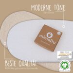 mimaDu 2er Set Spannbettlaken 90x55 cm Bio-Baumwolle – Weiches Babybett-Laken für Beistellbetten – Bild 7