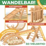 Kidiz 7in1 Klettergerüst Montessori – Modulares Holz-Spielsystem für Kinder 1-3 Jahre – Bild 5
