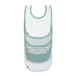 LÄSSIG Baby Lätzchen Set 5er Pack – Wasserdicht mit Klettverschluss & Bio-Baumwolle – Bild 2