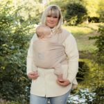manduca Sling – Elastisches Babytragetuch aus Bio-Baumwolle für Neugeborene bis 15 kg – Bild 7