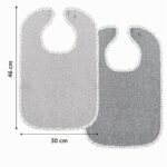 Wörner Baby Lätzchen 2er Set – XXL Baumwolle mit Druckknopf & OEKO-TEX Zertifikat – Bild 6