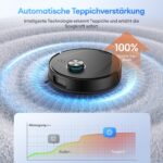 Ultenic Saugroboter mit Wischfunktion – 10000Pa, 200Min, LiDAR Navigation, 3,5L Absaugstation – Bild 4