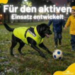 Wasserdichter Hunderegenmantel XL – Reflektierend & winddicht für mittelgrosse Hunde – Bild 3